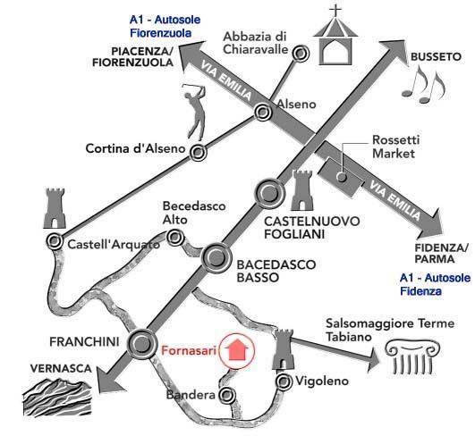 Casa Dell' Abbondanza B&B Agriturismo Vigoleno Экстерьер фото